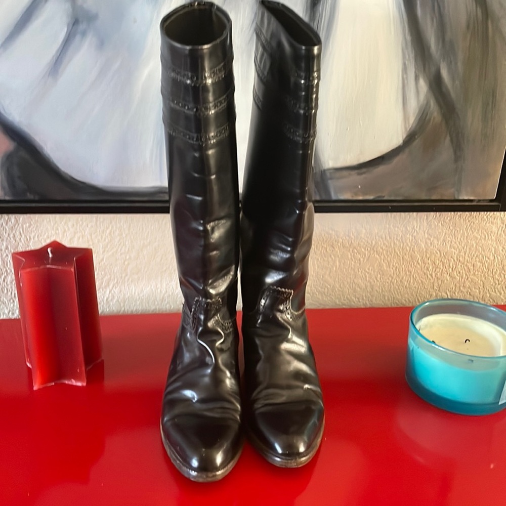 Vintage Vergelio Milano Leather Boots